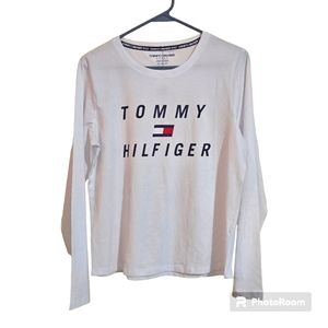 Tommy Hilfiger White Long Sleeve T-shirt